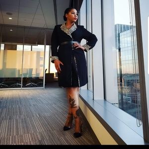 Bahari Cheetah Print Midi Dress